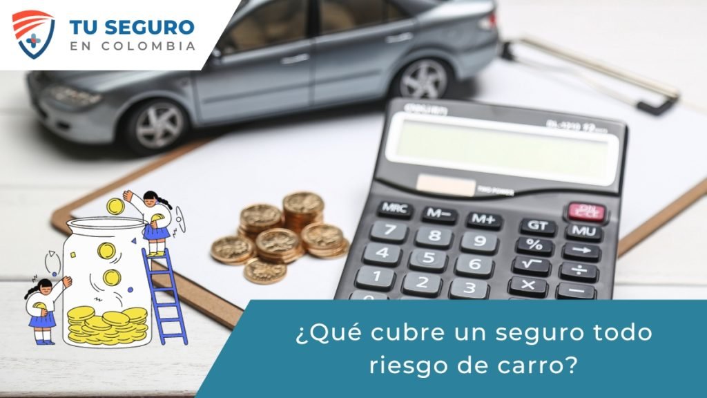 Imagen de un automóvil cubierto por un escudo protector, simbolizando la cobertura integral de un seguro todo riesgo de carro.
